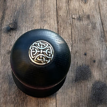 Load image into Gallery viewer, Irish Bog Oak Celtic Knot Shave Brush