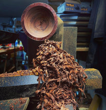 Load image into Gallery viewer, Custom Claro Walnut Shave Bowl and Brush Set