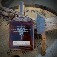 Load image into Gallery viewer, Woodford Reserve Barrelhead Damascus Steel Mini Cleaver
