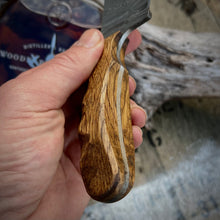 Load image into Gallery viewer, Woodford Reserve Barrelhead Damascus Steel Mini Cleaver