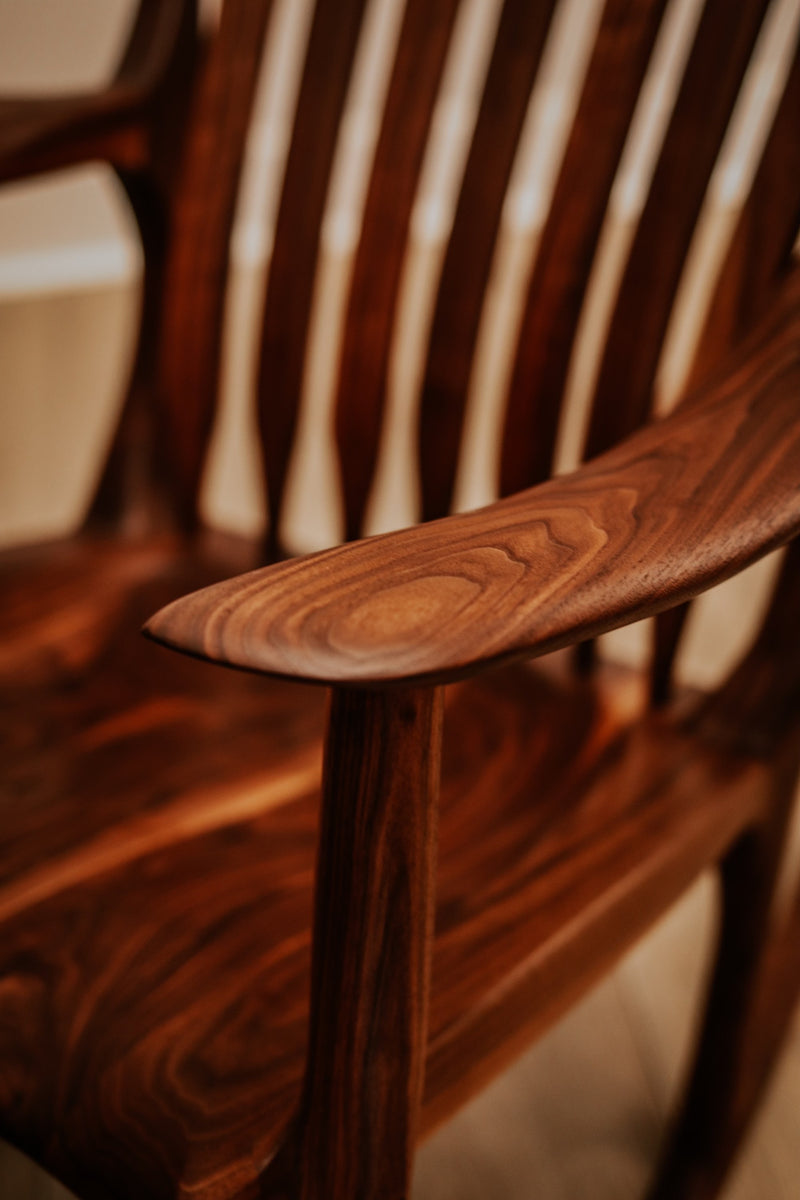 Sculptured Rocking Chair by O'Connor Woodworking