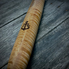 Load image into Gallery viewer, Tiger Maple Tapered Rolling Pin
